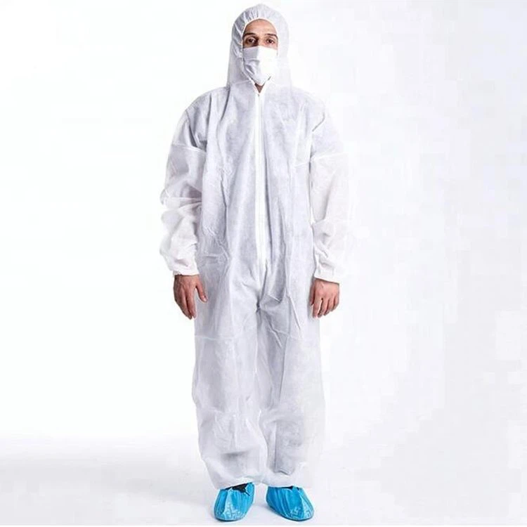 Salopetă PP de unică folosință cu glugă